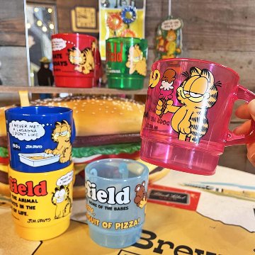 Garfield ガーフィールド MILKY STACKING MUG ミルキー スタッキング マグ アメリカン雑貨 マグカップ クリアマグの画像