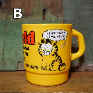 Garfield ガーフィールド MILKY STACKING MUG ミルキー スタッキング マグ アメリカン雑貨 マグカップ クリアマグの画像