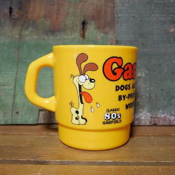 Garfield ガーフィールド MILKY STACKING MUG ミルキー スタッキング マグ アメリカン雑貨 マグカップ クリアマグの画像