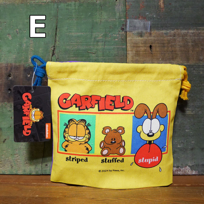 アメリカン 巾着袋 DRAWSTRING BAG 小物収納袋 アメリカン雑貨の画像