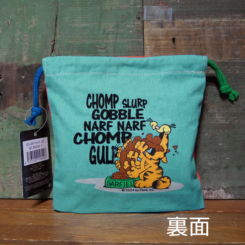 アメリカン 巾着袋 DRAWSTRING BAG 小物収納袋 アメリカン雑貨の画像