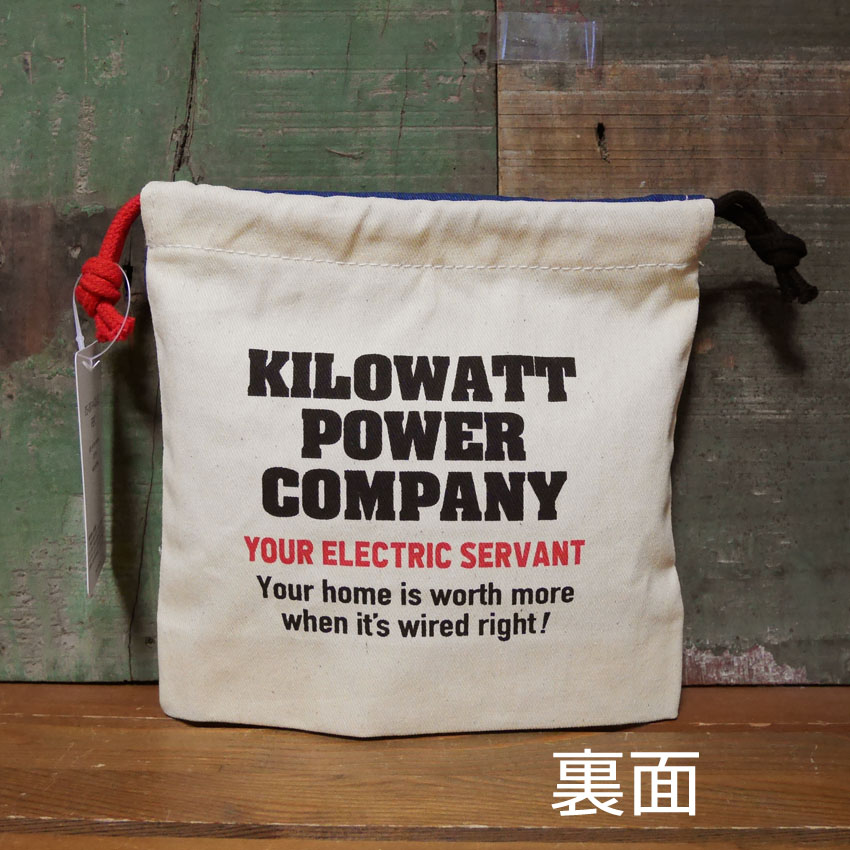 アメリカン 巾着袋 DRAWSTRING BAG 小物収納袋 アメリカン雑貨の画像