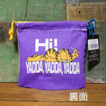 アメリカン 巾着袋 DRAWSTRING BAG 小物収納袋 アメリカン雑貨の画像