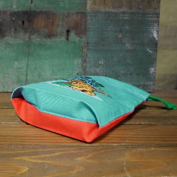 アメリカン 巾着袋 DRAWSTRING BAG 小物収納袋 アメリカン雑貨の画像