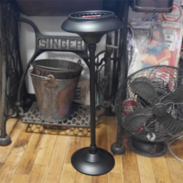 マーキュリー スタンド灰皿 CHICAGO ブラック MERCURY　アメリカン雑貨の画像