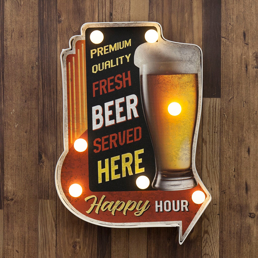 アメリカンクラシック LED SignLED FRESH BEER ビール ネオンサイン ウォールインテリア アメリカン雑貨の画像