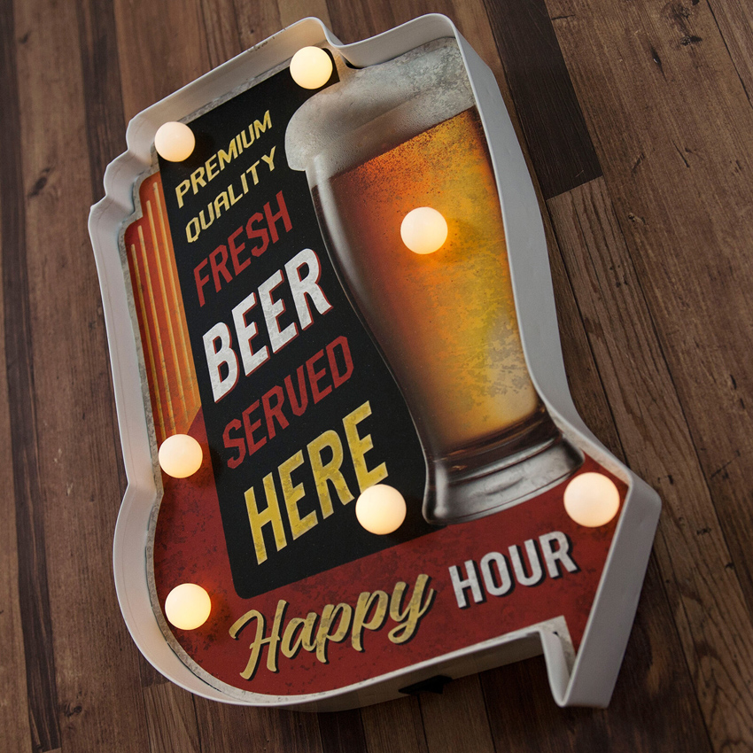 アメリカンクラシック LED SignLED FRESH BEER ビール ネオンサイン ウォールインテリア アメリカン雑貨の画像