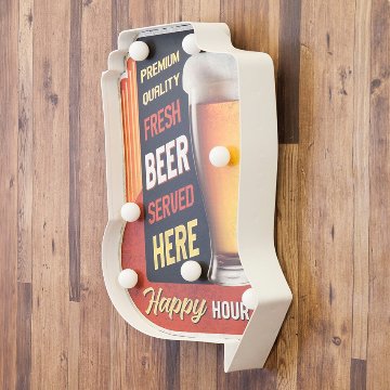 アメリカンクラシック LED SignLED FRESH BEER ビール ネオンサイン ウォールインテリア アメリカン雑貨の画像