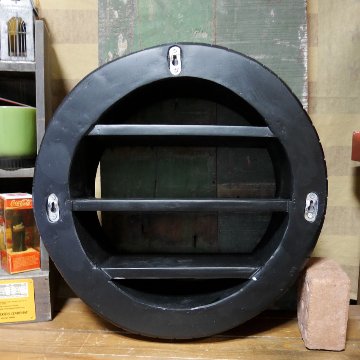 タイヤ シェルフ インテリア 棚 RESIN TIRE SHELF　アメリカンインテリア　アメリカン雑貨の画像