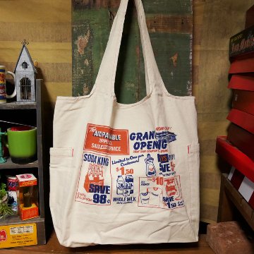 アンドパッカブル MBO マルシェバッグ ANDPACKABLE スーパーマーケットNT レジバッグ エコバッグ　アメリカン雑貨の画像