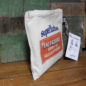 アンドパッカブル MBO マルシェバッグ ANDPACKABLE スーパーマーケットNT レジバッグ エコバッグ　アメリカン雑貨の画像