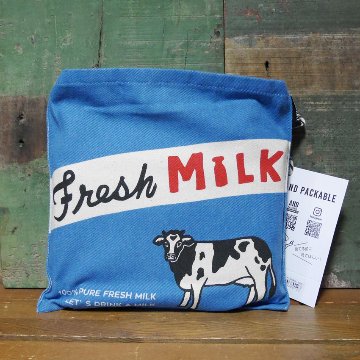 アンドパッカブル MBO マルシェバッグ ANDPACKABLE　トマトパターンNT レジバッグ エコバッグ　アメリカン雑貨の画像