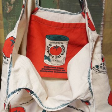 アンドパッカブル MBO マルシェバッグ ANDPACKABLE　トマトパターンNT レジバッグ エコバッグ　アメリカン雑貨の画像