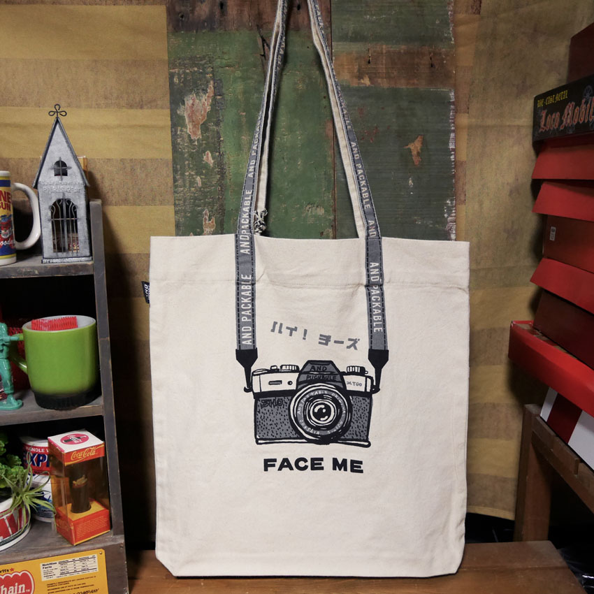 アンドパッカブル TB トートバッグ ANDPACKABLE カメラ NT　アメリカン雑貨の画像