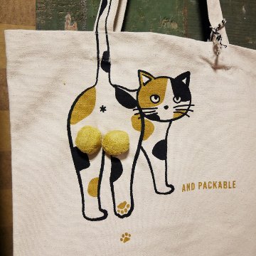 アンドパッカブル TB トートバッグ ANDPACKABLE ニャンタマカリコNT　アメリカン雑貨の画像