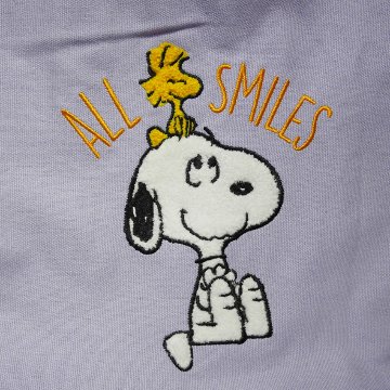スヌーピー さがら刺繍 帆布 SNOOPY トートバッグ レッスンバッグ　アメリカン雑貨の画像