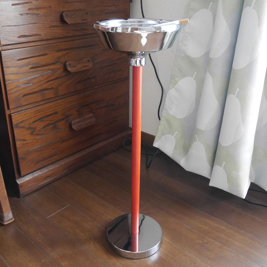 マーキュリー スタンド灰皿 PASADENA シルバー MERCURY　アメリカン雑貨の画像