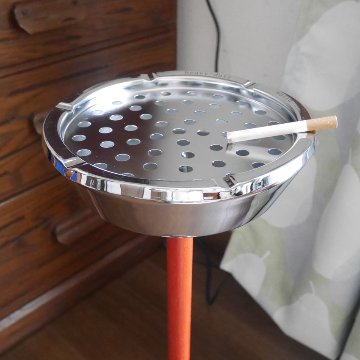 マーキュリー スタンド灰皿 PASADENA シルバー MERCURY　アメリカン雑貨の画像