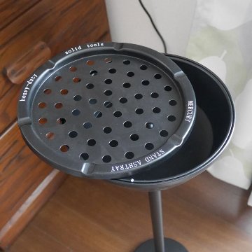 マーキュリー スタンド灰皿 PASADENA ブラック MERCURY　アメリカン雑貨の画像