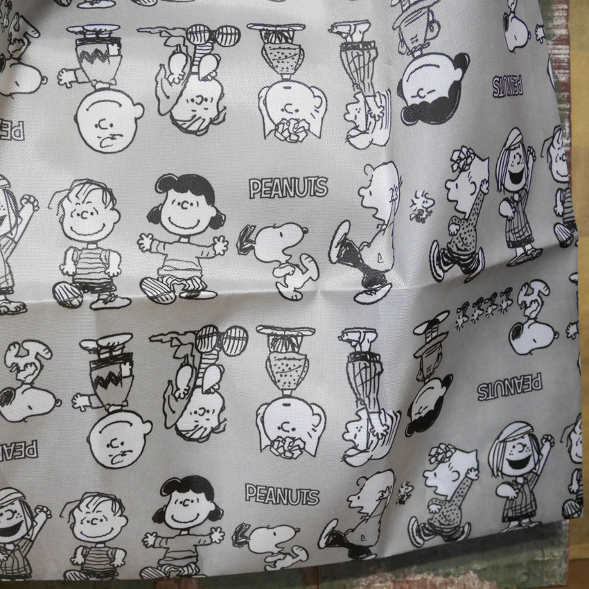 スヌーピー ライン デイリーバッグ SNOOPY エコバッグ ショッピングバッグ　アメリカン雑貨の画像
