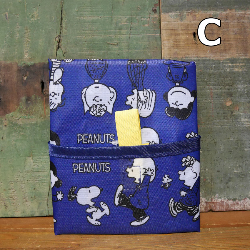 スヌーピー ライン デイリーバッグ SNOOPY エコバッグ ショッピングバッグ　アメリカン雑貨の画像