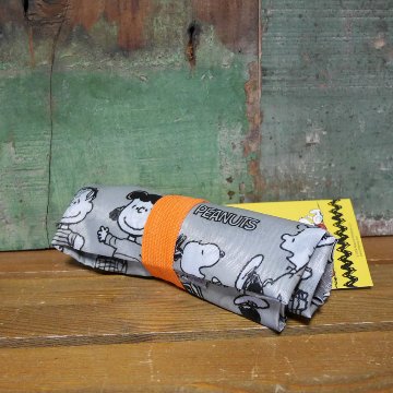 スヌーピー ライン デイリーバッグ SNOOPY エコバッグ ショッピングバッグ　アメリカン雑貨の画像