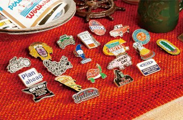 ダルトン ピンバッジ アクセサリー  ピンズ　アメリカン雑貨の画像