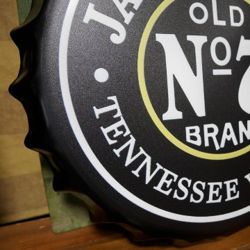 ジャックダニエル 王冠型 ブリキ看板 Jack Daniel's インテリア メタルサインプレート アメリカン雑貨の画像