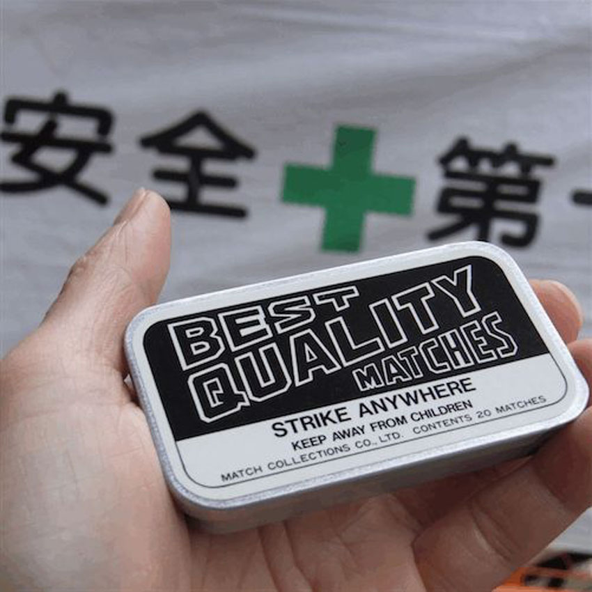ロウマッチ ベスト缶 男前燐寸 BEST QUALITY　ティン缶の画像