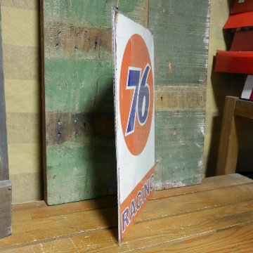 アメリカンサインボード 76 レーシング インテリア　A4 ティンサイン アメリカン雑貨の画像