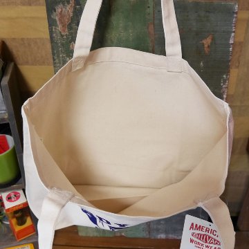 BILLVAN ヘビーキャンバス CAL BEAR  アメカジ・肩掛けトートバッグ ビルバン帆布 　アメリカン雑貨の画像