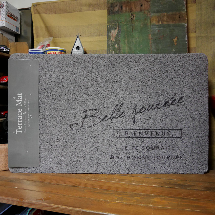  ふかふか テラスマット  Belle journee　玄関マット コイルマット　ガレージマット PVCエントランスマット　アメリカンインテリアの画像