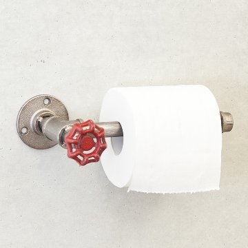 インダストリアルメタル トイレットペーパーホルダー　アイアン ガレージインテリア　アメリカン雑貨の画像
