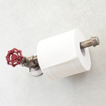 インダストリアルメタル トイレットペーパーホルダー　アイアン ガレージインテリア　アメリカン雑貨の画像
