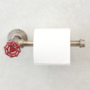 インダストリアルメタル トイレットペーパーホルダー　アイアン ガレージインテリア　アメリカン雑貨の画像
