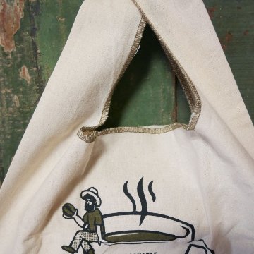 アンドパッカブル  MBHS マルシェバッグM ANDPACKABLE コーヒーオジサン NT レジバッグ エコバッグ　アメリカン雑貨の画像