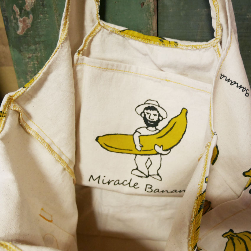 アンドパッカブル  MBHS マルシェバッグ ANDPACKABLE バナナ banana NT レジバッグ エコバッグ　アメリカン雑貨の画像