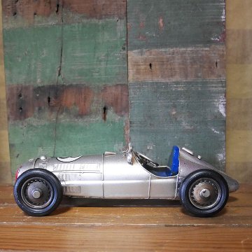 レーシングカー ホットロッド ブリキのおもちゃ ブリキ製自動車 アメリカン雑貨の画像