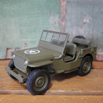 1941 ジープ ウィリー レトロミニカー Jeep WILLYS MB アーミープルバックミニカー  アメリカン雑貨の画像