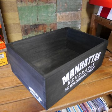 ポプラウッドボックス 収納ボックス 木箱 スタッカブル Lサイズ  インテリア雑貨 アメリカン雑貨の画像