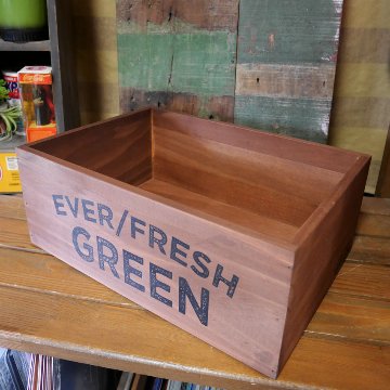 ポプラウッドボックス 収納ボックス 木箱 スタッカブル Lサイズ  インテリア雑貨 アメリカン雑貨の画像