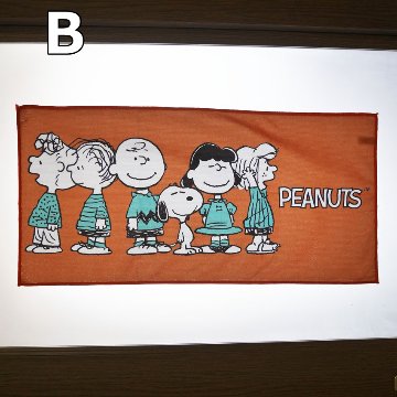 スヌーピー ライン デイリータオル SNOOPY タオル アメリカン雑貨の画像