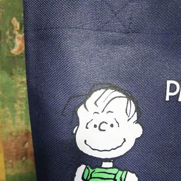スヌーピーライン  ランチトートバッグ　手提げトートバッグ PEANUTS　アメリカン雑貨の画像