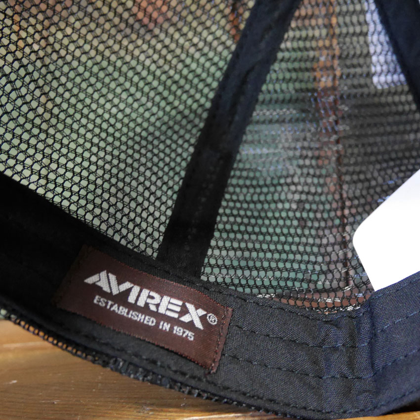 AVIREX ワッペンメッシュキャップ グレー 帽子 U.S.AIR FORCE  アヴィレックス ミリタリーアメカジ　アメリカン雑貨の画像