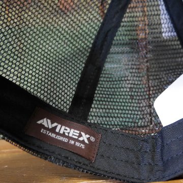 AVIREX ワッペンメッシュキャップ グレー 帽子 U.S.AIR FORCE  アヴィレックス ミリタリーアメカジ　アメリカン雑貨の画像