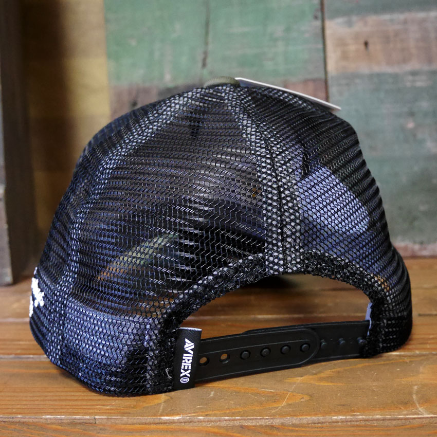 AVIREX エアフォース ロゴメッシュキャップ カーキ U.S.AIR FORCE  アヴィレックス ミリタリーアメカジ　アメリカン雑貨の画像