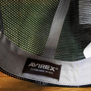 AVIREX エアフォース ロゴメッシュキャップ カーキ U.S.AIR FORCE  アヴィレックス ミリタリーアメカジ　アメリカン雑貨の画像