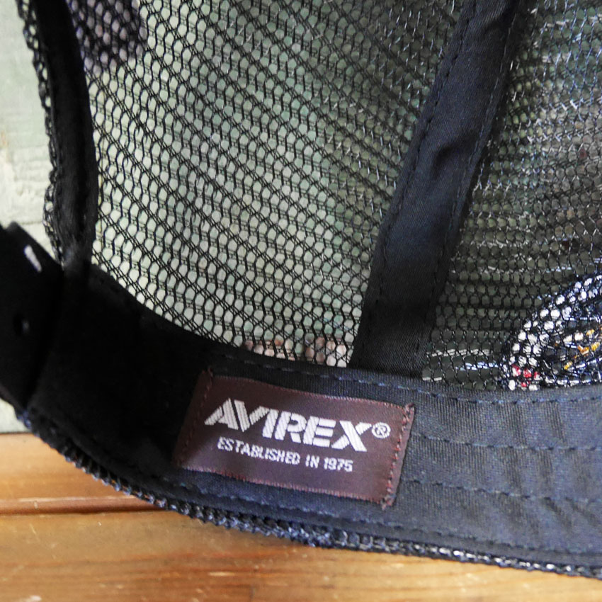 AVIREXU.S. ネイビー メッシュキャップ カーキ 帽子 EX AX U.S NAVY  アヴィレックス ミリタリーアメカジ　アメリカン雑貨の画像
