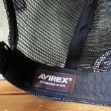 AVIREXU.S. ネイビー メッシュキャップ カーキ 帽子 EX AX U.S NAVY  アヴィレックス ミリタリーアメカジ　アメリカン雑貨の画像