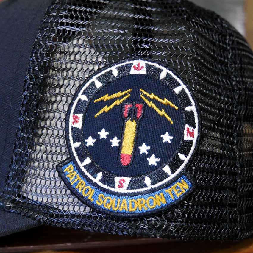 AVIREXU.S. ネイビー メッシュキャップ ブラック 帽子 EX AX U.S NAVY  アヴィレックス ミリタリーアメカジ　アメリカン雑貨の画像